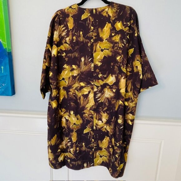 Bryn Walker NWT Tunic Dress Relaxed Oversized Lagenlook Abstract Artsy Medium - Picture 5 of 5